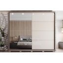 Ver imagem 1 de Guarda Roupa Casal Dream 2 Portas Esp Avela/Off White Henn