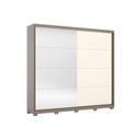 Ver imagem 3 de Guarda Roupa Casal Dream 2 Portas Esp Avela/Off White Henn