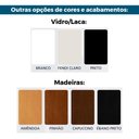 Ver imagem 7 de Mesa Jantar Celina Nacional Móveis 200cm (larg) Base Tampo Madeira Tauari Amêndoa Lateral Laca