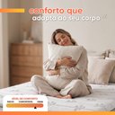 Ver imagem 7 de Cama Box Solteiro Colchão Espuma D33 Pillow Top Van Gogh 88x188x62cm Branco Hellen-Suporta até