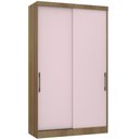 Ver imagem 1 de Guarda Roupa Modulado 134,50cm 2 Portas de Correr Paris Luciane Móveis