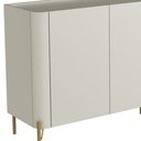 Ver mais imagens de Buffet para Sala de Jantar 4 Portas 1 Gaveta Pés Industrial Dourado Naim I03 Luna - Lyam
