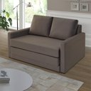 Ver imagem 1 de Sofá Simi 2 em 1 Sofá Cama Marrom Estofama