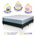 Ver imagem 3 de Cama Box Lagos Molas Ensacadas Casal 138x188 King House