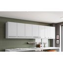 Ver imagem 3 de Armario de Cozinha Aereo 7 Portas Branco Bangladesh Casa Moderna