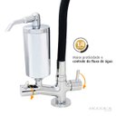 Ver imagem 3 de Torneira Com Filtro Cozinha Mesa Duplo Jato Gourmet Black