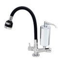 Ver imagem 1 de Torneira Com Filtro Cozinha Mesa Duplo Jato Gourmet Black