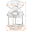 Ver imagem 2 de Luminária Plafon Lampião Colonial de Teto Branca Vintage
