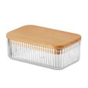 Ver imagem 1 de PORTA MANTIMENTO RETANGULAR COM TAMPA EM MADEIRA 500ML 29381- DYNASTY