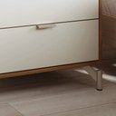 Ver imagem 3 de Mesa Cabeceira Glow:Canella/Off-White Fosco