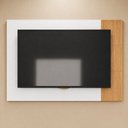 Ver imagem 1 de Painel para TV até 55" 147cm Branco com Amadeirado Byhouse