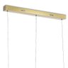 Lustre Pendente Moderno Led 75w 3000k Dourado Fosco 120cm Bivolt Tiffel Mais Luz - 6