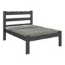 Cama de Casal Madeira Maciça para Colchão 128-138x188cm Multimóveis - 5