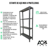Estante Prateleira Aço Inox Camara Fria Reforçada 140kg 4P - 5