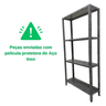 Estante Prateleira Aço Inox Camara Fria Reforçada 140kg 4P - 4