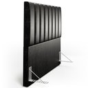 Ver imagem 6 de Cabeceira Cama Box Casal 140 cm Dália W01 Couríssimo Preto - Lyam Decor