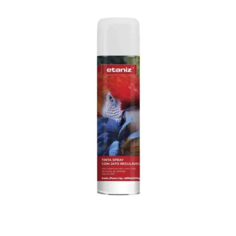 Tinta Spray Alta Temperatura Branco Fosco 210g/400ml Tinta Spray Alta Temperatura Branco Fosco 210g/