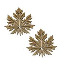 Ver imagem 1 de Conj 2 Descanso de Panelas Folha Bordo Canada Mdf 19cm