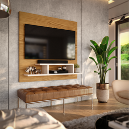 Painel para Tv Smart 32 Polegadas Reilly - Nature / Off White - 2