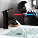 Ver mais imagens de Torneira para Banheiro Monocomando Lavabo Pia de Luxo - Preta