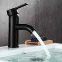 Ver imagem 7 de Torneira para Banheiro Monocomando Lavabo Pia de Luxo - Preta