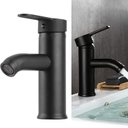 Ver imagem 1 de Torneira para Banheiro Monocomando Lavabo Pia de Luxo - Preta