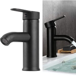 Torneira para Banheiro Monocomando Lavabo Pia de Luxo - Preta