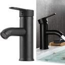 Ver imagem 1 de Torneira para Banheiro Monocomando Lavabo Pia de Luxo - Preta