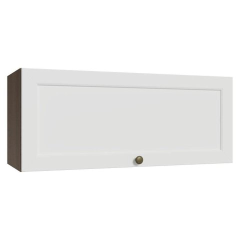 Armário Aéreo 80 Cm 1 Porta Basculante Rustic/branco Vik