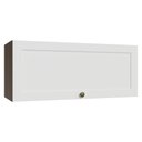Ver imagem 1 de Armário Aéreo 80 Cm 1 Porta Basculante Rustic/branco Vik