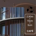 Ver imagem 7 de Painel Brise de Madeira Ecológica 290cm x 15cm x 50mm Formaco Decor Marrom/Café