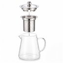 Ver imagem 5 de Bule de Vidro c/ Infusor 950ml e 4 Xícaras Borossilicato
