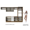 Ver imagem 6 de Armário de Cozinha Completa 330cm Rustic/Branco Stella Madesa 06