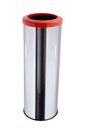 Ver imagem 1 de Lixeira Aço Inox 30 Litros Com Aro Plástico Área Gourmet Cozinha - Laranja