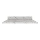 Ver imagem 3 de Tampo Mdp 25mm para Balcão de Cozinha 80cm Multimóveis Cr20418 Mármore Branco