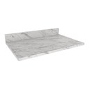 Ver imagem 1 de Tampo Mdp 25mm para Balcão de Cozinha 80cm Multimóveis Cr20418 Mármore Branco