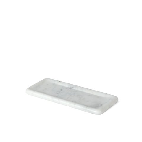 Bandeja Decorativa em Mármore Branco 30,5cm 21998 Mart