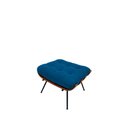 Ver imagem 1 de Puff Costela Suede Azul Royal