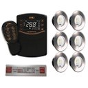 Ver imagem 1 de Kit 6 Led Slim Rgbw 15w Inox Piscina Tholz + Smartpool + Fonte
