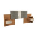 Ver imagem 1 de Cabeceira Cama Box Madeirado Cor Canela Casal/queen G290 2gavs Canela - Kappesberg