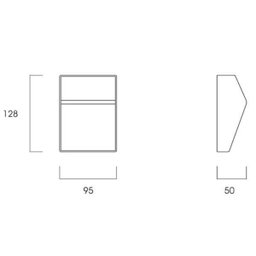 Balizador Externo de Sobrepor Inclinado 15200200-16 Germany - 2