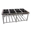 Ver imagem 1 de Fogão a Gás Industrial Maxi 8 Queimadores Duplos Inox Mi8 - Venâncio