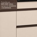 Ver imagem 2 de Armário de Cozinha Aéreo com 2 Portas de Vidro 120cm Milano Multimóveis MP2391 - Vanilla