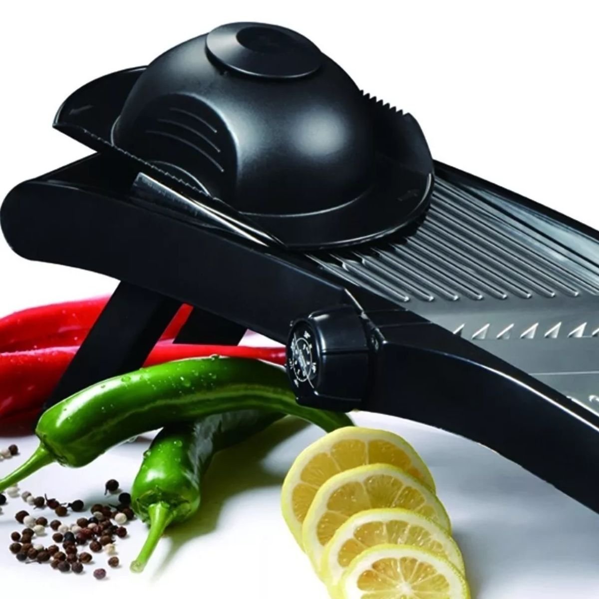 Ralador Mandoline Profissional Regulagem de Corte Inox - 2