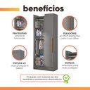 Ver mais imagens de Armário Multiuso para Lavanderia ou Closet para Canto 1 Porta Madrid