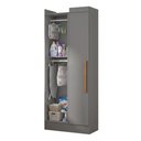 Ver imagem 1 de Armário Multiuso para Lavanderia ou Closet para Canto 1 Porta Madrid