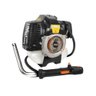 Roçadeira Terra Grh430 43cc 1,7hp 2t Á Gasolina Completa C/ Faca 3 Pontas e Carretel Nylon - 6