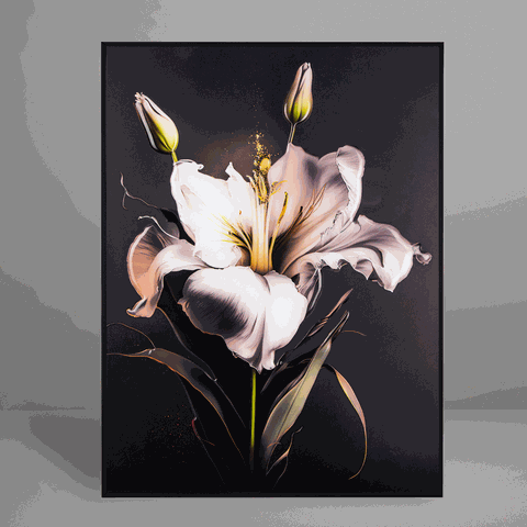 Quadro Decorativo Flower The Flower Relevo