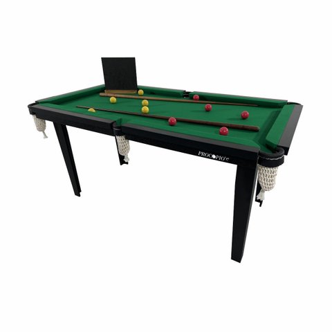 Mesa Sinuca Bilhar MDF 1.71 x 0,93m Procopio - Verde