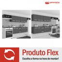 Ver imagem 5 de Cozinha Completa ágata 10 Portas 4 Gavetas Castanho/Preto - Panorama Móveis